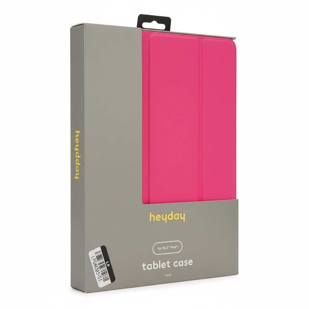 Heyday Pink Tablet Case for Apple iPad 10.2” – Tri-Fold Stand – New in Box